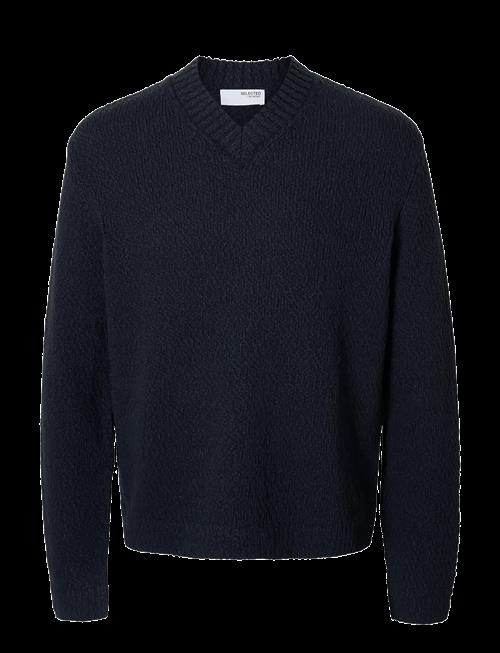 Selected | Slhangus Ls Knit Relaxed V-Neck | M