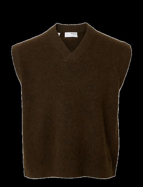 Selected | Slhrai Sl Knit V-Neck Relaxed Waistcoat | S