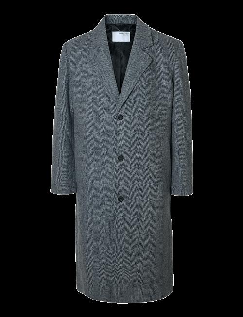 Selected | Slhmilos Wool Blend Relaxed Coat #S | M