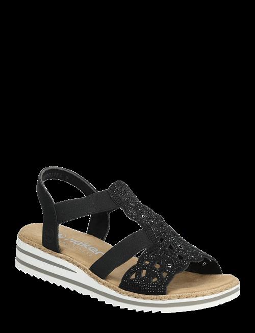 Rieker | Rieker Ladies' Sandals V0646-00 Black | 42