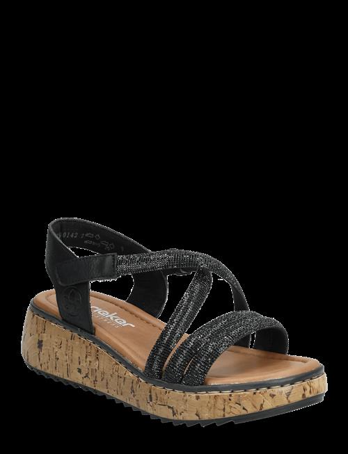 Rieker | Rieker Ladies' Sandals V1762-00 Black | 42