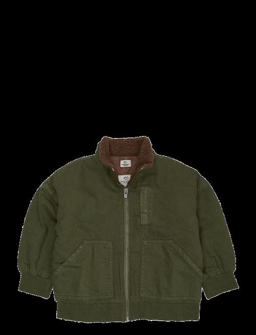 Copenhagen Colors | Twill Bumper Jacket W. Sherpa Collar | 128