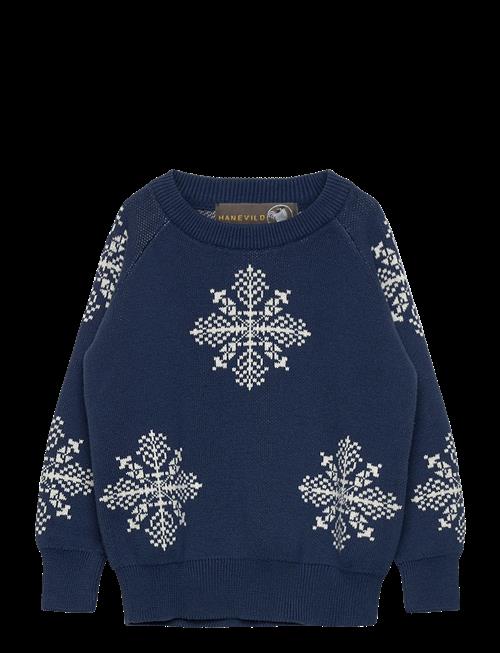 Hanevild | Snowflake Blouse, Blue | 86