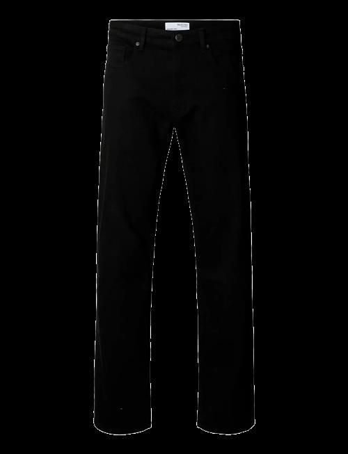 Selected | Slh196-Straight Ben Stay Black 600 Jeans | 32 x 34