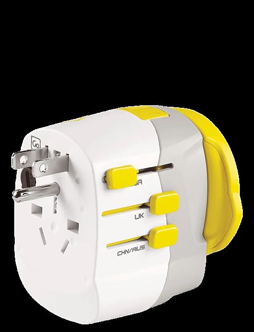 Go Travel | Worldwide Adaptor + Usb | ONE SIZE