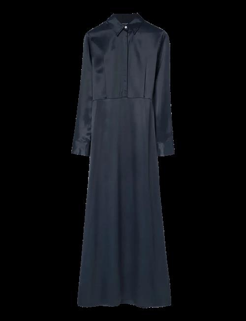 Lexington Clothing | Maxi Satin Shirt Dress | M