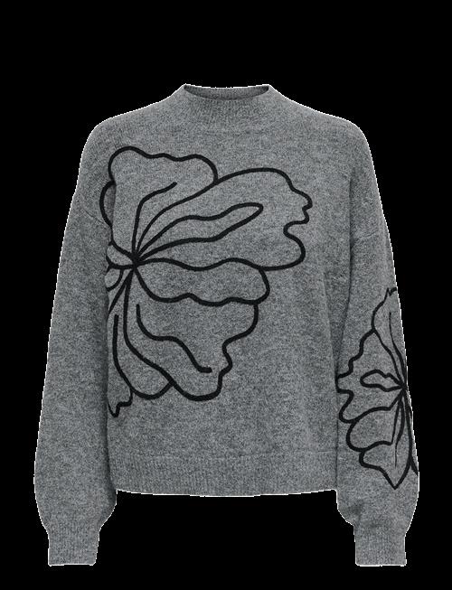 JDY | Jdyjella L/S Flower Pullover Knt Noos | XS