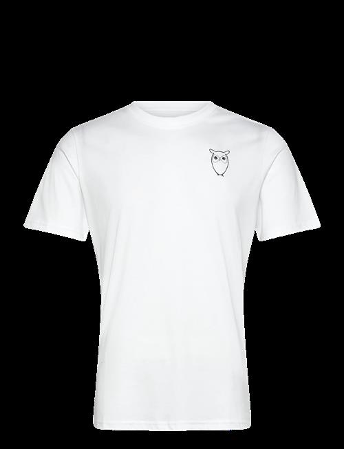 Knowledge Cotton Apparel | Alder Owl Chest Print Tee - Gots/Ve | XXL