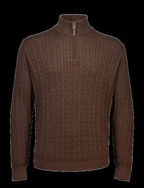 Lindbergh | 1/2 Zip Cable Knit | S