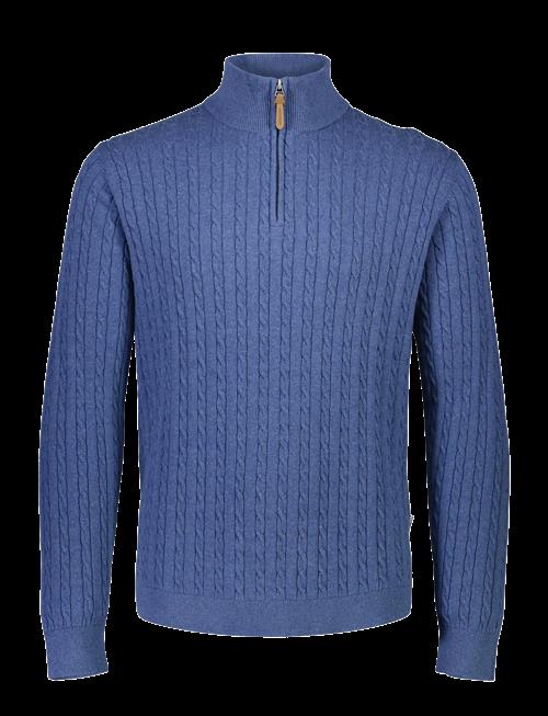 Lindbergh | 1/2 Zip Cable Knit | S