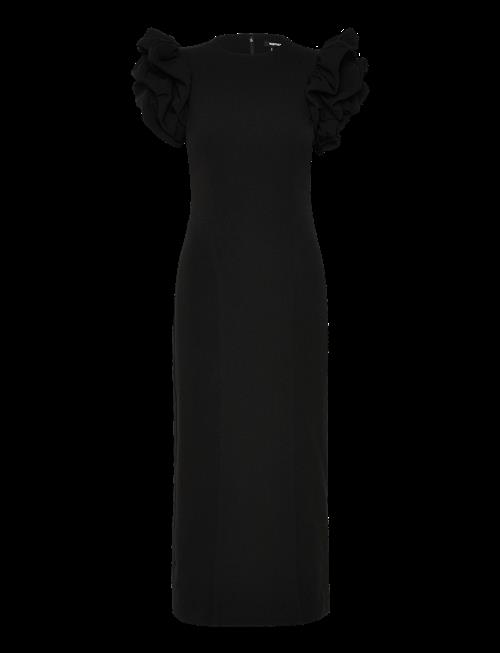 ROTATE | Crepe Puffy Midi Dress | 38