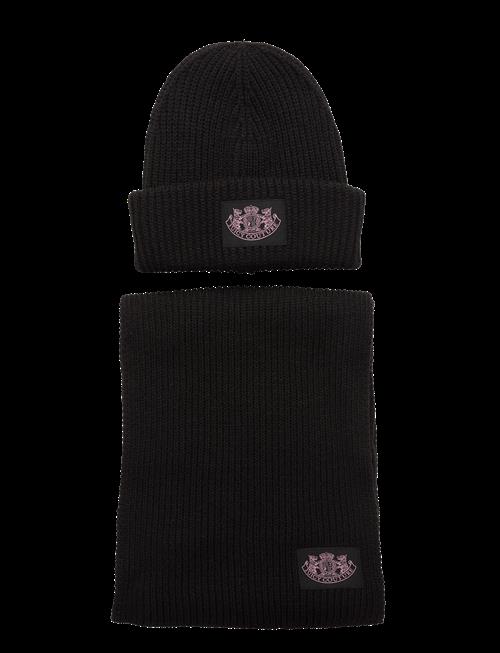 Juicy Couture | Cheetah Crest Scarf / Beanie Set | ONE SIZE