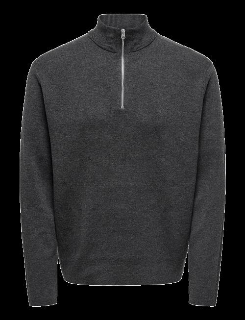 ONLY & SONS | Onsting Reg Half Zip Knit Noos | XL