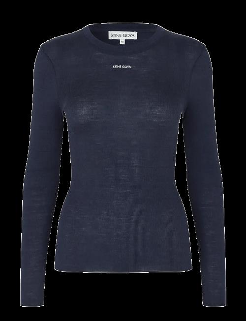 STINE GOYA | Lux Rib,Long Sleeve Crewneck | XL/XXL