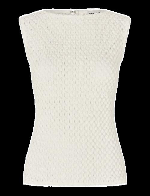 STINE GOYA | Crochet Lace, Boatneck Tank Top | M