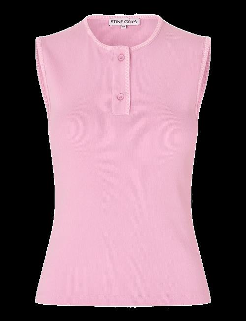 STINE GOYA | Rib, Crewneck Tank Top | M