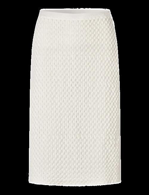 STINE GOYA | Crochet Lace, Pencil Elasticated Skirt | L