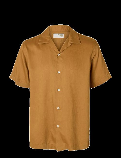 Selected | Slhregnoa Mix Shirt Ss Resort | L