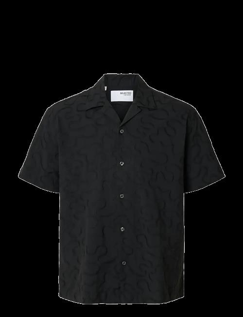 Selected | Slhrlxeli Emb Ss Shirt | M