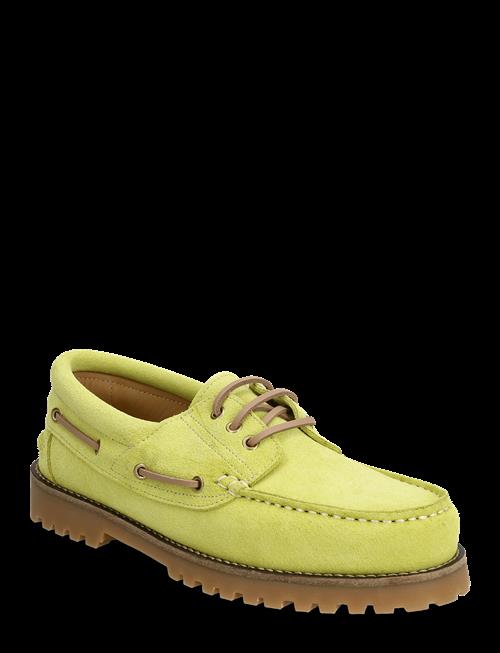 Garment Project | Ollie Boat Shoe - Acid Yellow Suede | 42