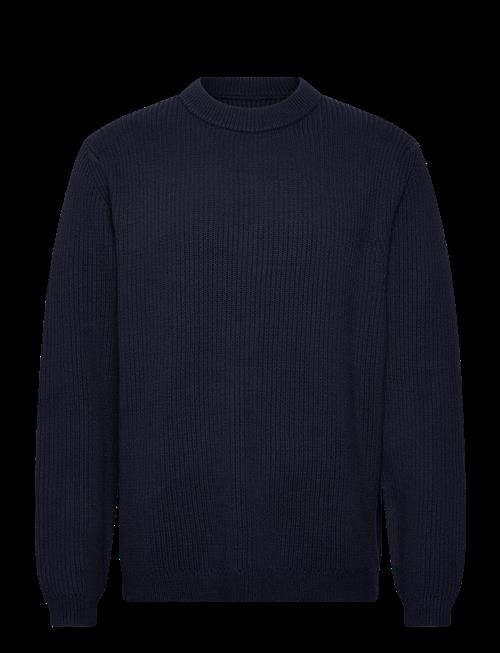 Garment Project | Boxy Cotton Knit - Navy | L