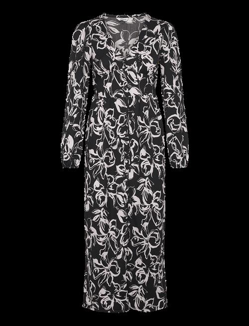 Bubbleroom | Structure Button Midi Dress | M