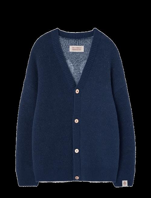 THE ANIMALS OBSERVATORY | Navy Racoon Cardigan | 4 Y
