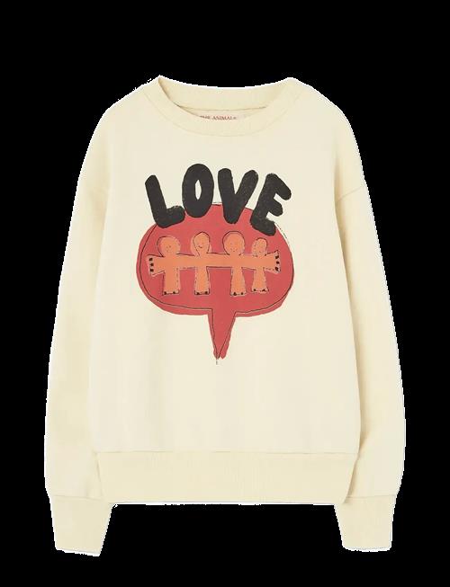 THE ANIMALS OBSERVATORY | Love Flan Yellow Bear Sweatshirt | 12 Y
