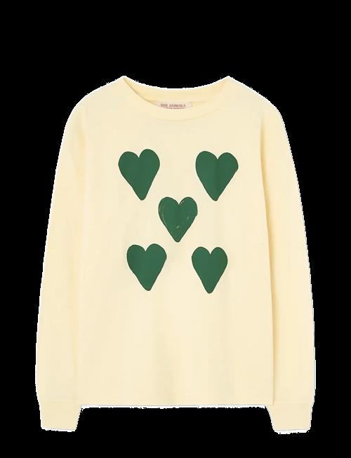 THE ANIMALS OBSERVATORY | Hearts Yellow Dof Lonf Sleeve T-Shirt | 12 Y