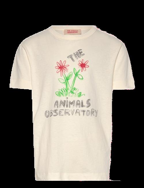 THE ANIMALS OBSERVATORY | Flowers White Rooster T-Shirt | 8 Y