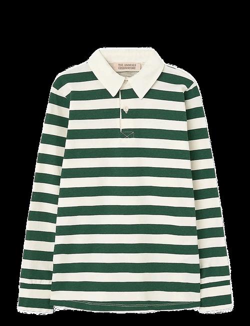 THE ANIMALS OBSERVATORY | Stripes Freen Eel Polo Shirt | 12 Y