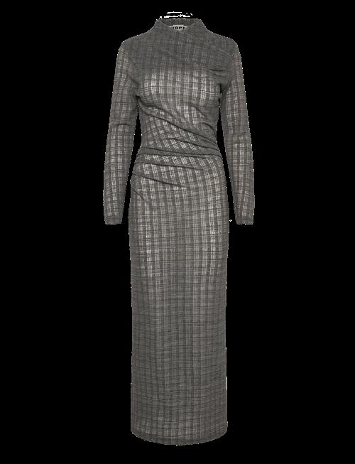 Hope | Nova Dress Grey Check-34 | 36
