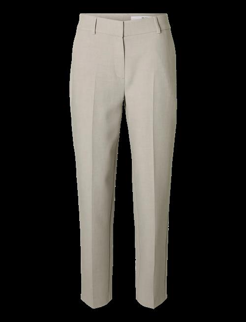 Selected | Slfrita-Ria Mw Cropped Pant Mel Noos | 42