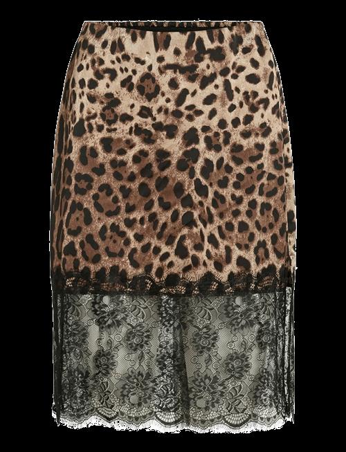 NOISY MAY | Nminferno Mw Short Satin Lace Skirt | S