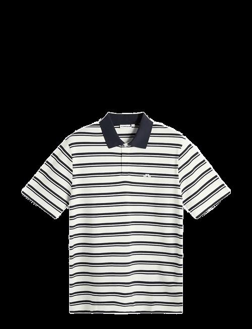J. Lindeberg | Trond Striped Polo Pique | XXL