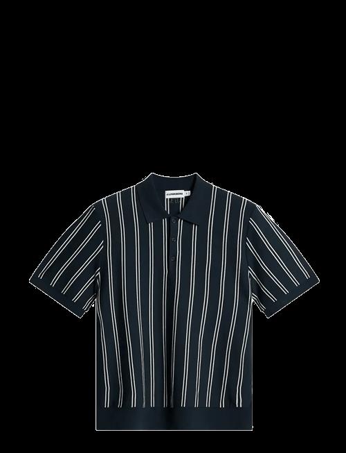 J. Lindeberg | Reymond Stripe Knit Polo | L