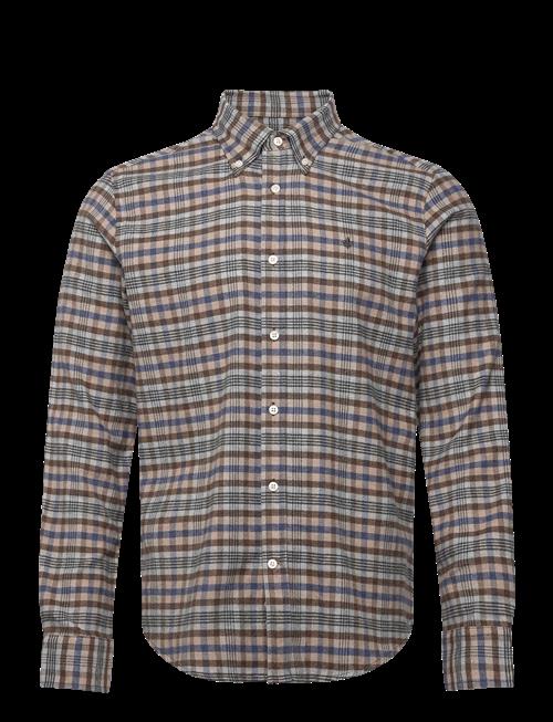 Morris | Flannel Check Shirt-Slim Fit | S