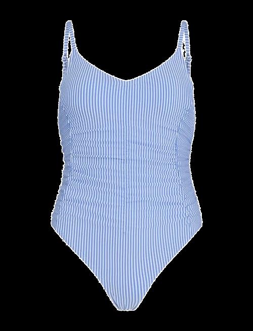 Becksöndergaard | Striba Gathered Bea Swimsuit | XL