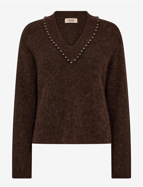 MOS MOSH | Mmzora V-Neck Bead Knit | XS
