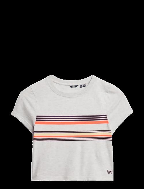 Superdry | Vintage Stripe Crop Tee | 10