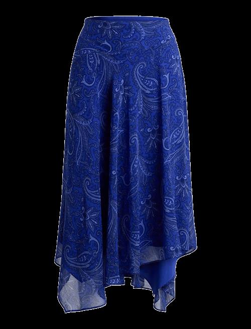Lauren Ralph Lauren | Paisley Georgette Handkerchief Skirt | 34