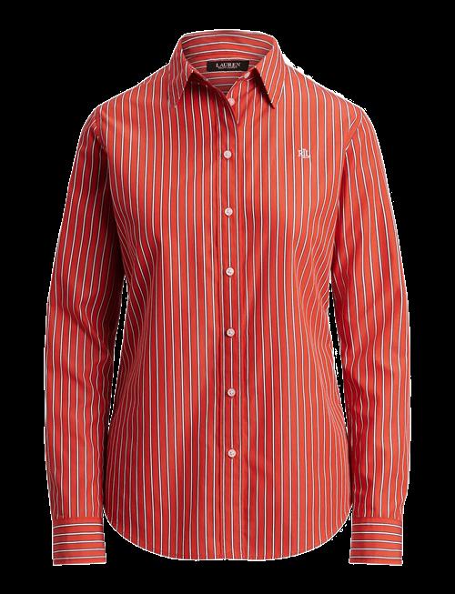 Lauren Ralph Lauren | Classic Fit Striped Broadcloth Shirt | XS