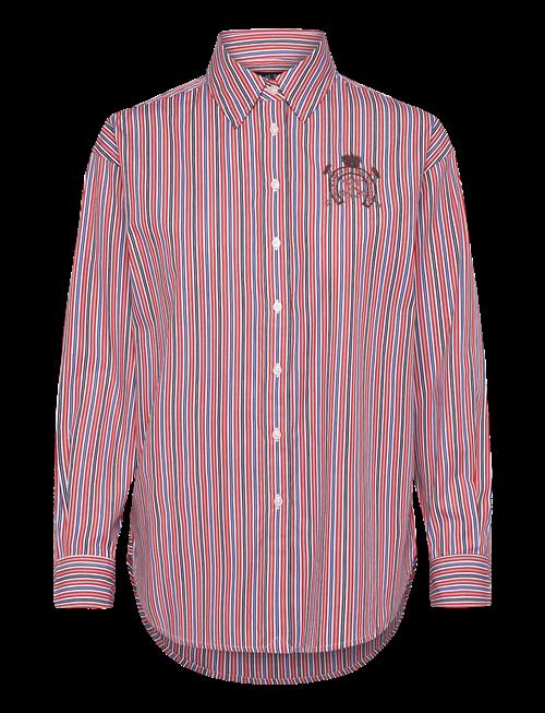 Lauren Ralph Lauren | Relaxed Fit Striped Broadcloth Shirt | L
