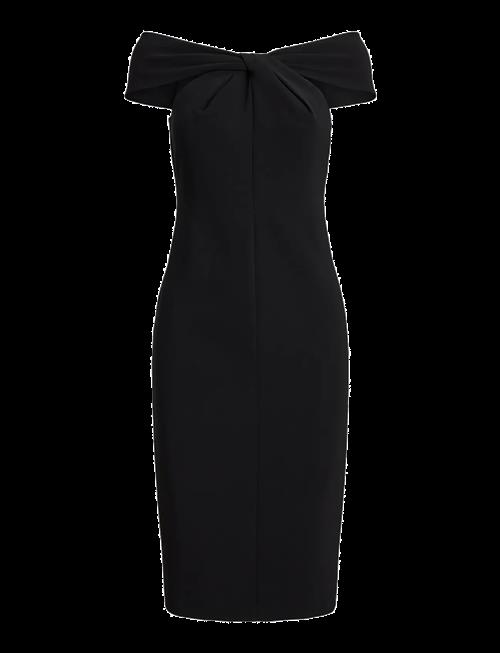 Lauren Ralph Lauren | Twist-Front Crepe Cocktail Dress | 34