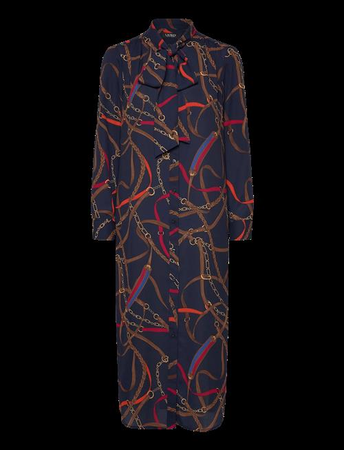 Lauren Ralph Lauren | Print Georgette Tie-Neck Shirtdress | 32