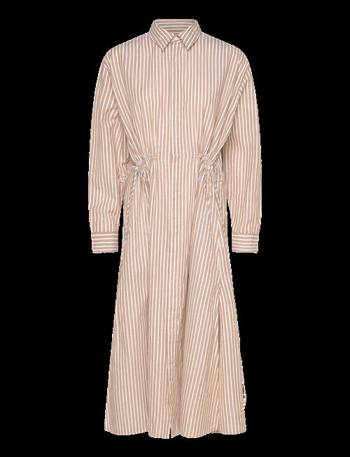 Polo Ralph Lauren | Striped Cotton-Linen Drawcord Shirtdress | 32