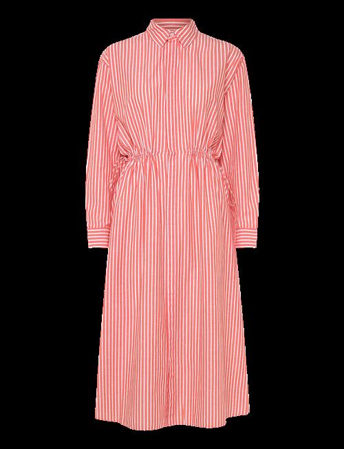 Polo Ralph Lauren | Striped Cotton-Linen Drawcord Shirtdress | 38