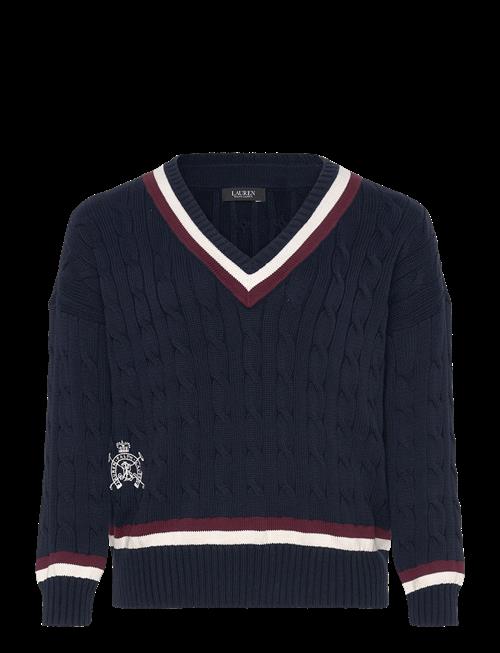 Lauren Women | Cable-Knit Cotton Cricket Sweater | 46-48