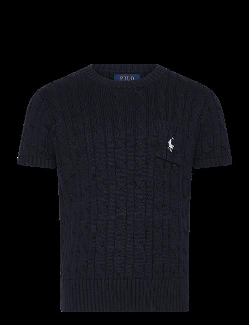 Ralph Lauren Kids | Cable-Knit Cotton Short-Sleeve Sweater | 132-140