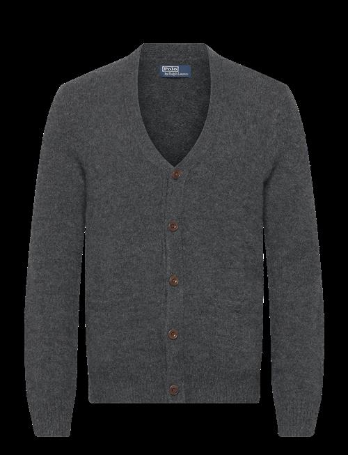 Polo Ralph Lauren | Suede-Patch Wool-Blend Cardigan | XL